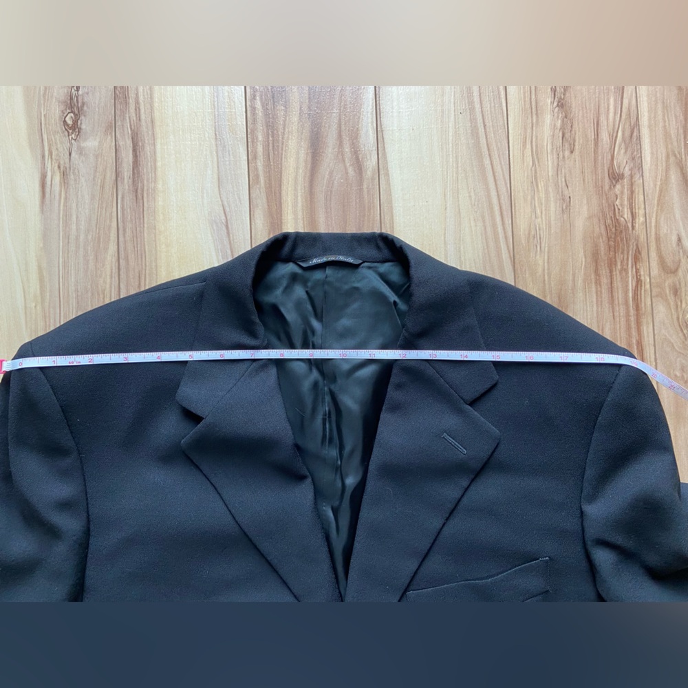 Canali Vintage Classic Black Men's Blazer - Picture 7 of 9